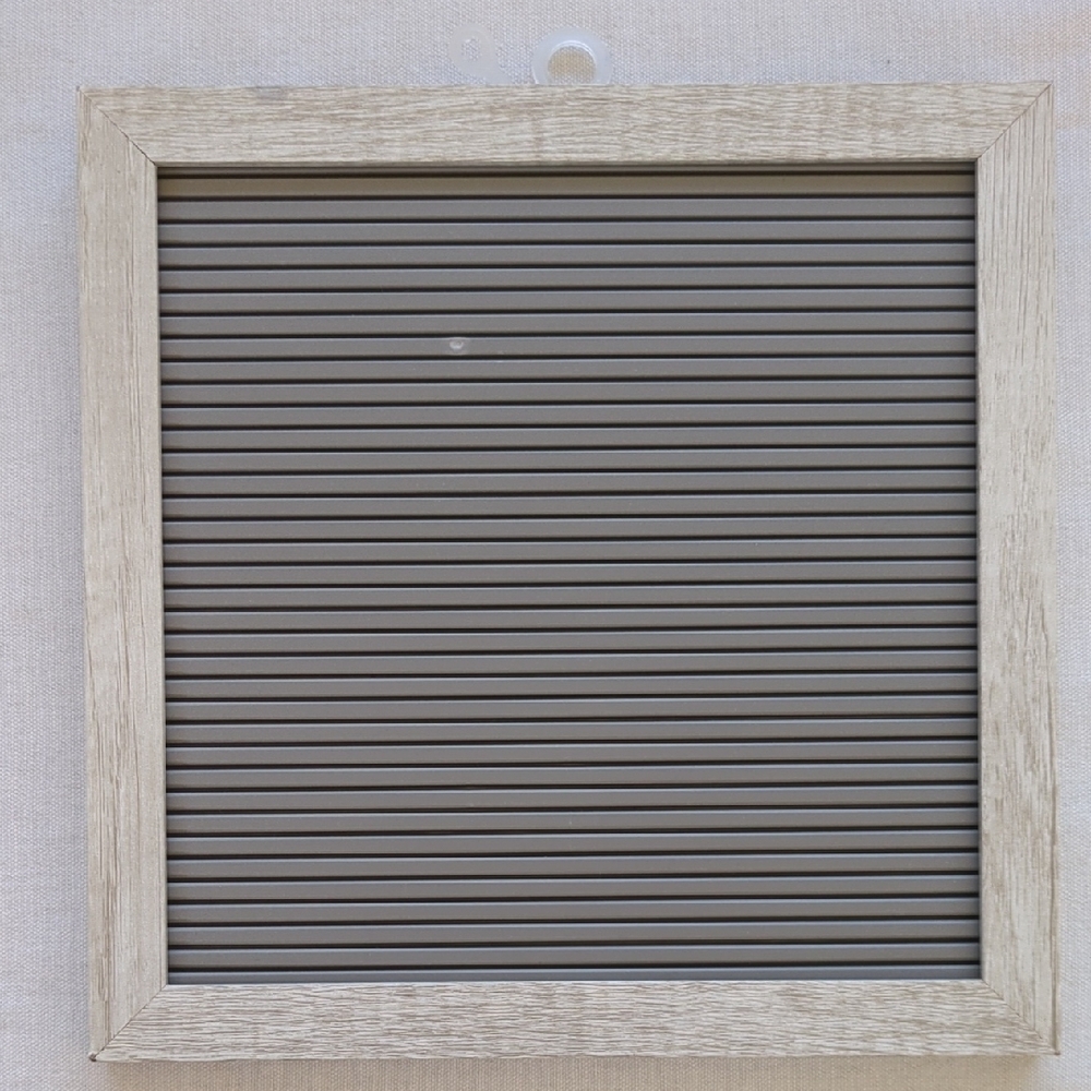 Chic Gray and White Letter Board with Pouch - Picture 2 of 7